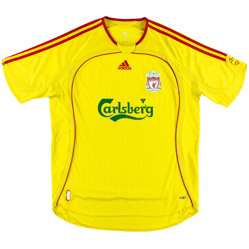 2006-07 Liverpool adidas Away Shirt M.Boys Football Shirt