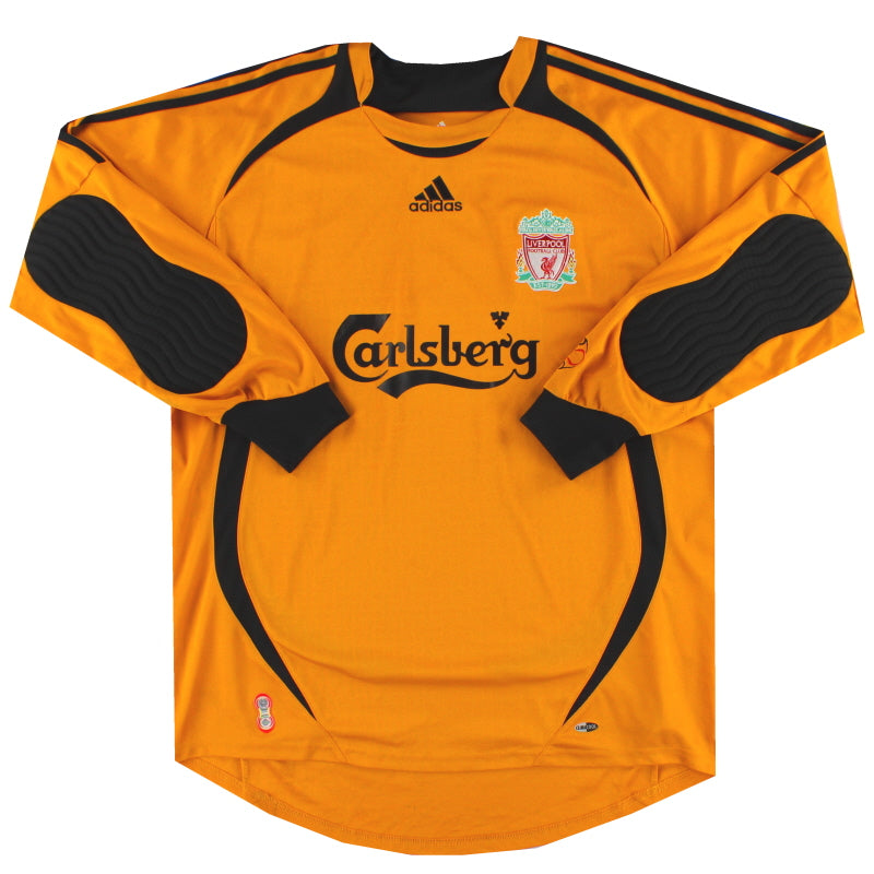 2006-07 Liverpool adidas Goalkeeper Shirt L Football Shirt