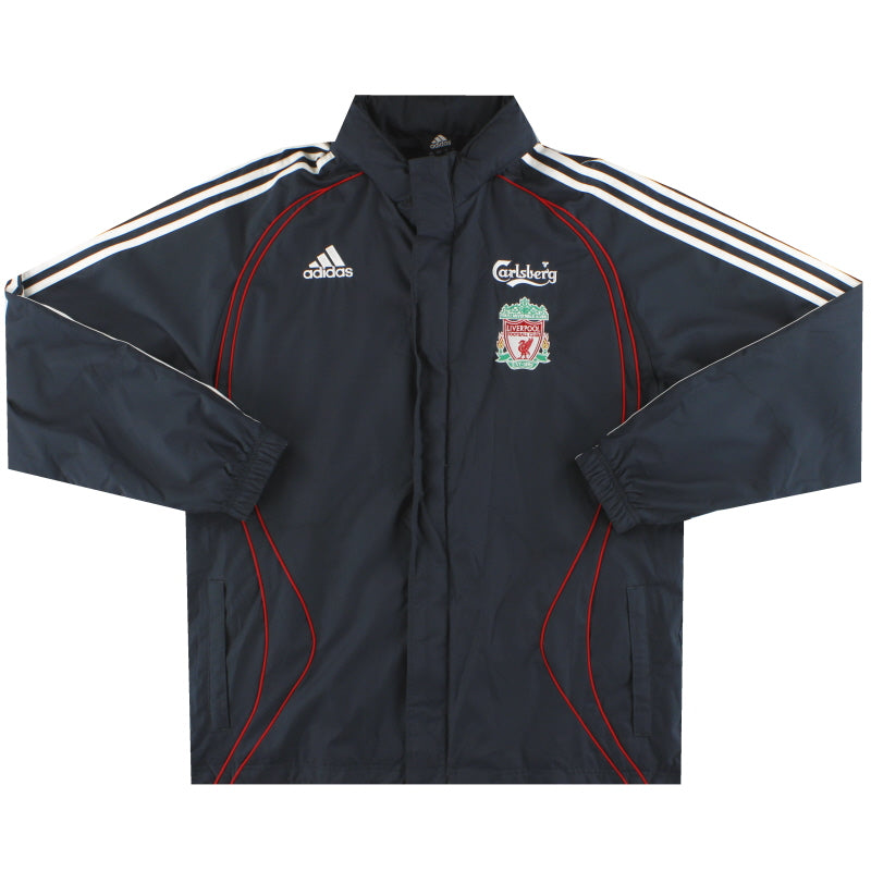 2006-07 Liverpool adidas Hooded Rain Jacket *Mint* M Jacket