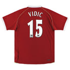 2006-07 Manchester United Nike Home Shirt Vidic #15 M Football Shirt