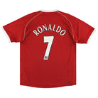 2006-07 Manchester United Nike Home Shirt Ronaldo #7 L Football Shirt