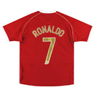 2006-07 Manchester United Nike CL Home Shirt Ronaldo #7 *Mint* L Football Shirt