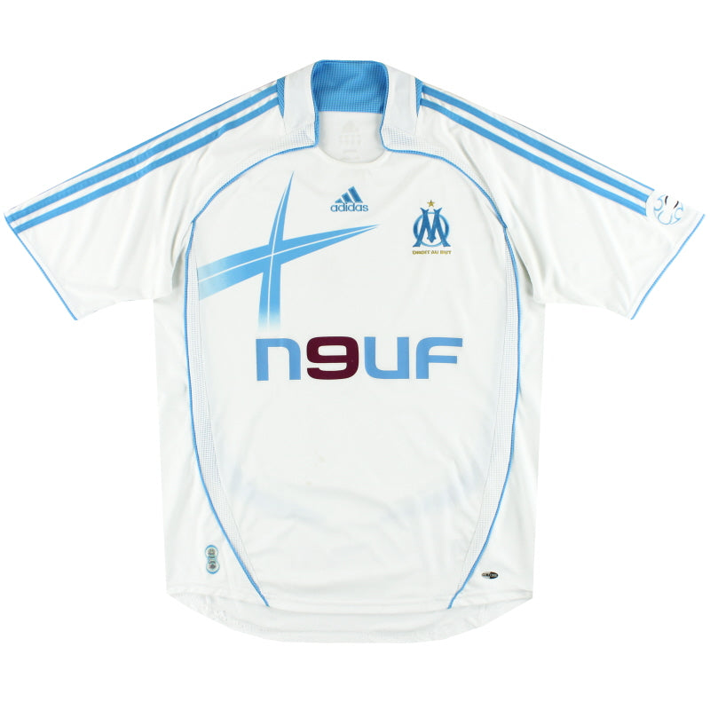 2006-07 Marseille adidas Home Shirt L Football Shirt