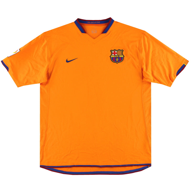 2006-08 Barcelona Nike Away Shirt XL Football Shirt