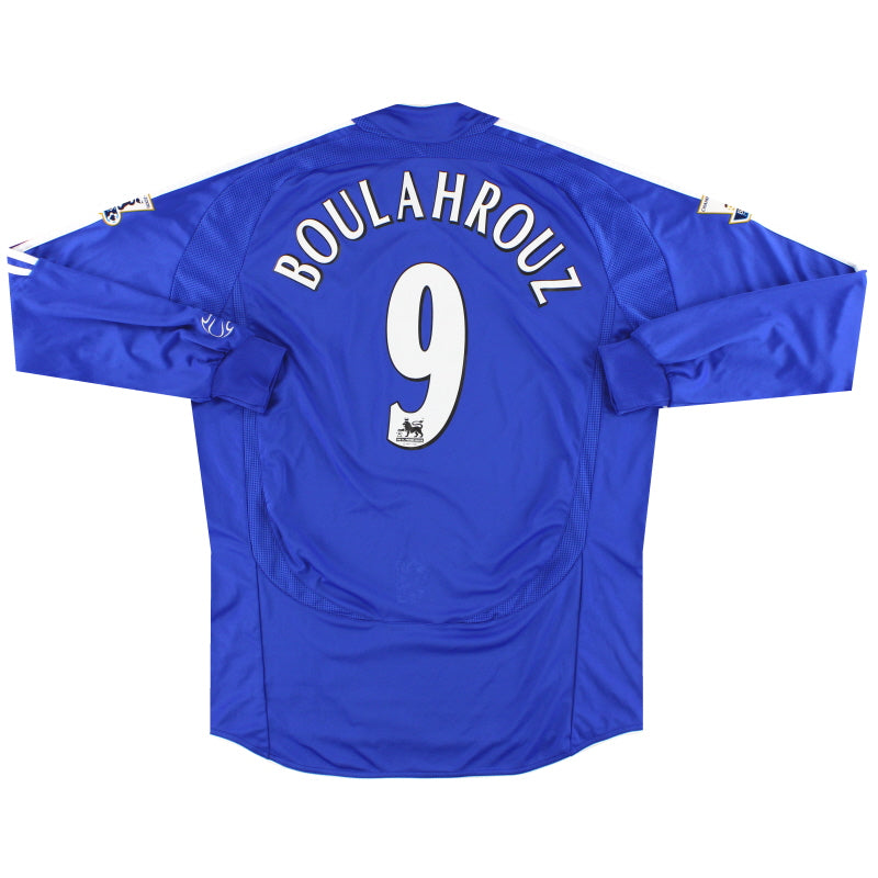 2006-08 Chelsea adidas Home Shirt Boulahrouz #9 L/S L Football Shirt