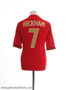 2006-08 England Away Shirt Beckham #7 XXL Football Shirt