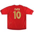 2006-08 England Umbro Away Shirt Owen #10 XXL Football Shirt