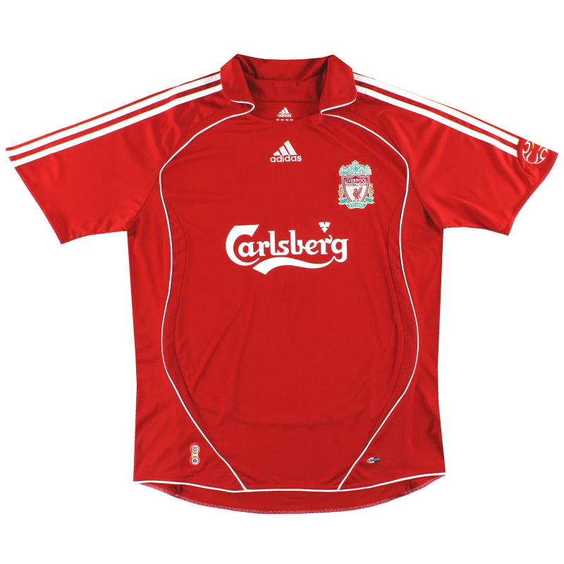 2006-08 Liverpool adidas Home Shirt M Football Shirt