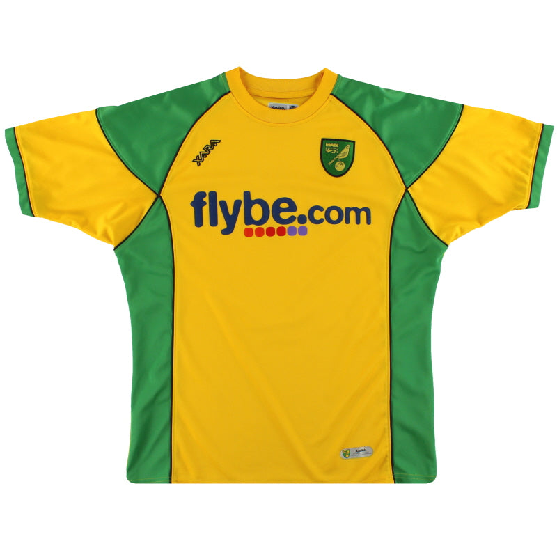 2006-08 Norwich City Home Shirt L Football Shirt