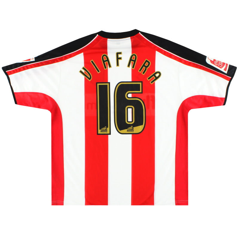 2006-08 Southampton Home Shirt Viafara #16 XL Football Shirt