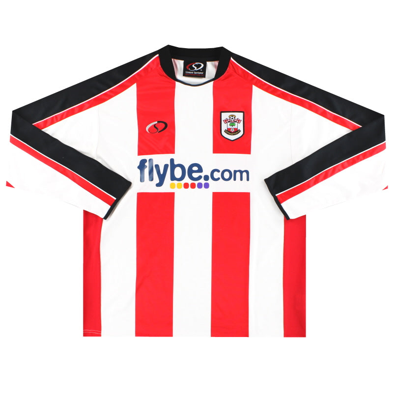 2006-08 Southampton Home Shirt L/S XL Football Shirt