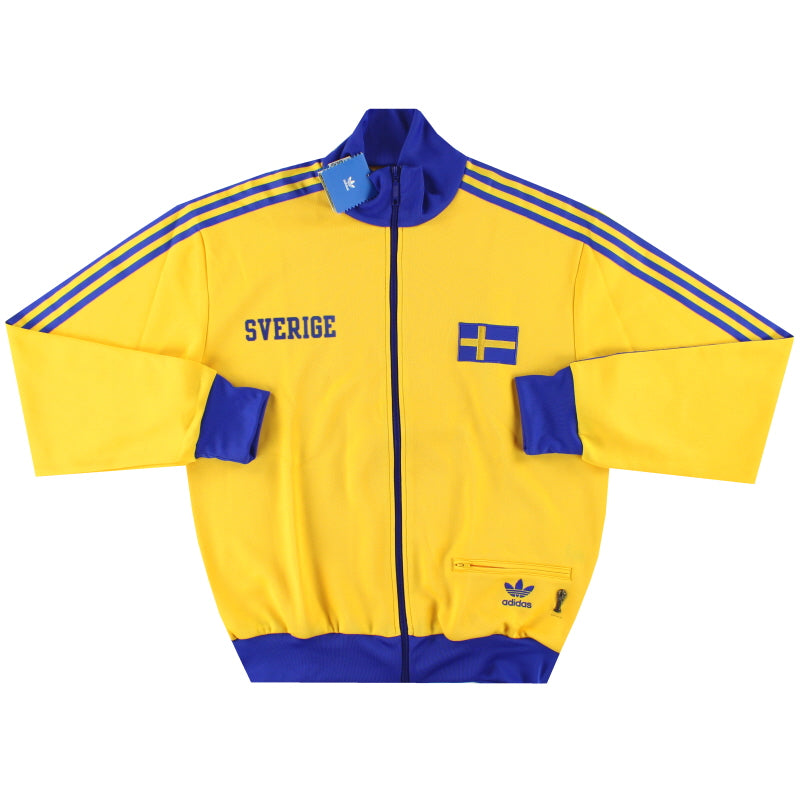 2006-08 Sweden adidas Originals '1974 Reissue' World Cup Track Top *BNIB* L Jacket