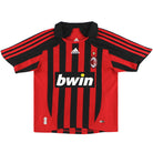 2007-08 AC Milan adidas Home Shirt M.Boys Football Shirt