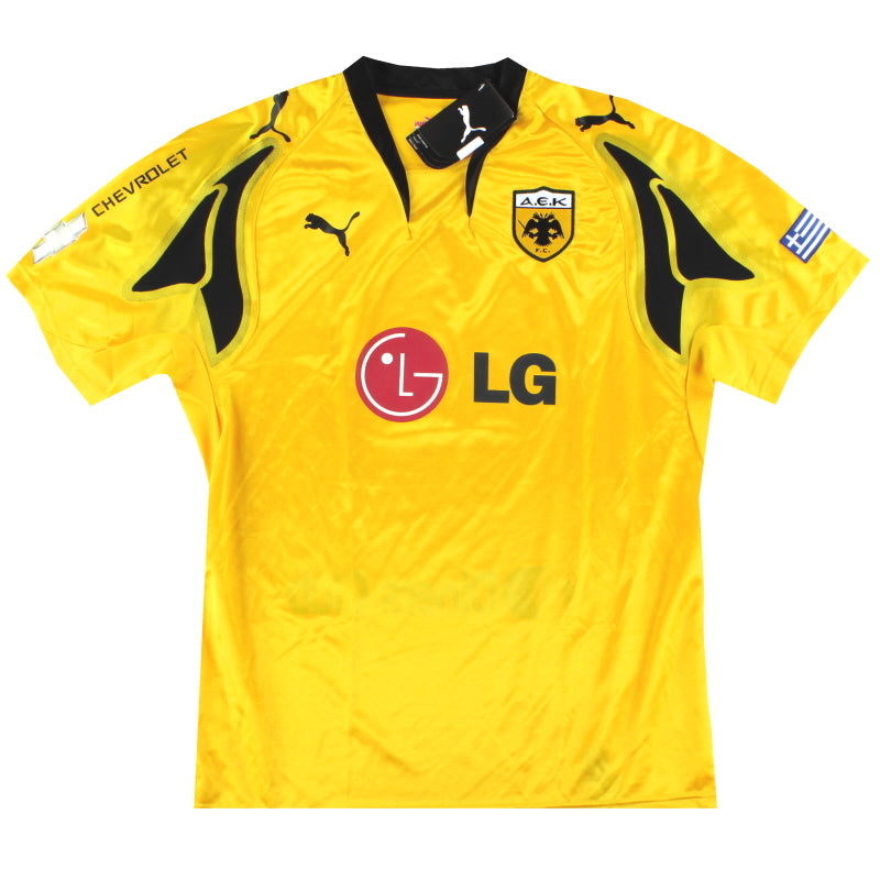 2007-08 AEK Athens Puma Home Shirt XL Football Shirt