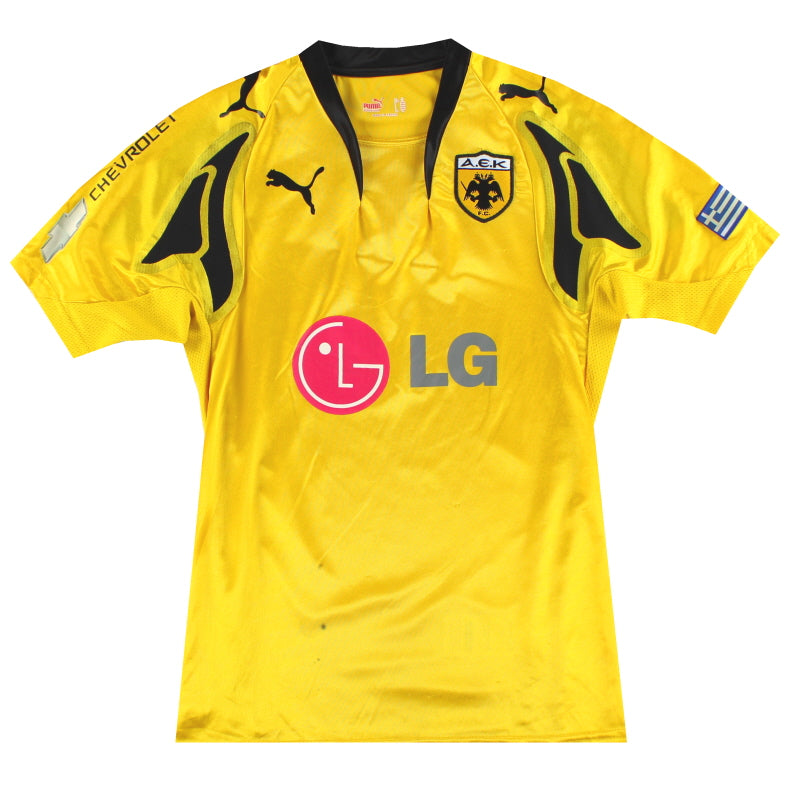 2007-08 AEK Athens Puma Home Shirt XS Football Shirt