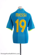 2007-08 Barcelona Away Shirt Messi #19 *Mint* L Football Shirt