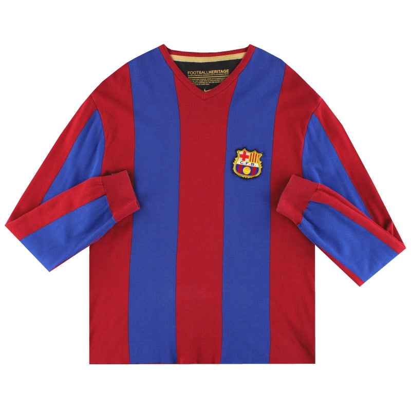 2007-08 Barcelona Nike 1957 Football Heritage Shirt L Football Shirt