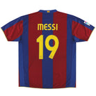 2007-08 Barcelona Nike Home Shirt Messi #19 XL Football Shirt