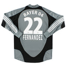 2007-08 Bayer Leverkusen Player Issue GK Shirt Fernandez #22 L Goalkeeper Shirt