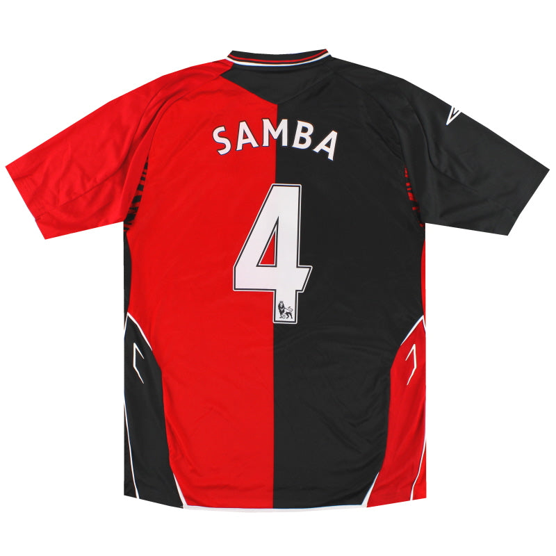 2007-08 Blackburn Umbro Away Shirt Samba #4 L Football Shirt