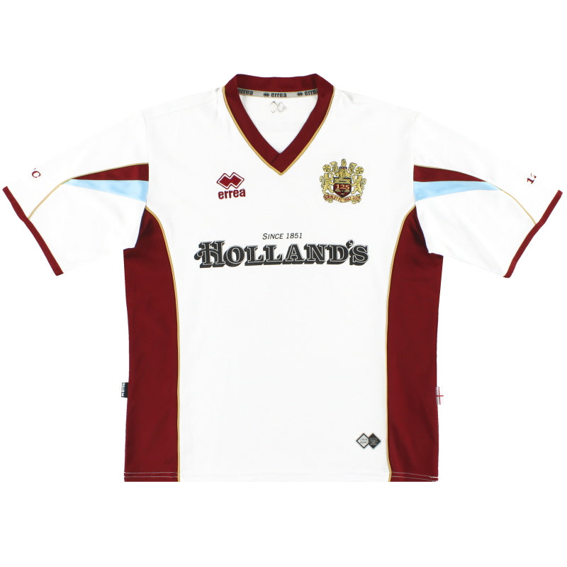 2007-08 Burnley Errea '125th Anniversary' Away Shirt M Football Shirt