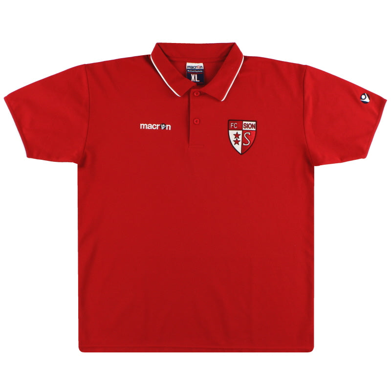 2007-08 FC Sion Macron Polo Shirt *Mint* XL Polo Shirt