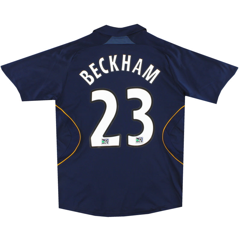 2007-08 LA Galaxy adidas Away Shirt Beckham #23 XL Football Shirt