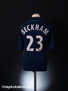 2007-08 LA Galaxy Away Shirt Beckham #23 XL.Boys Football Shirt