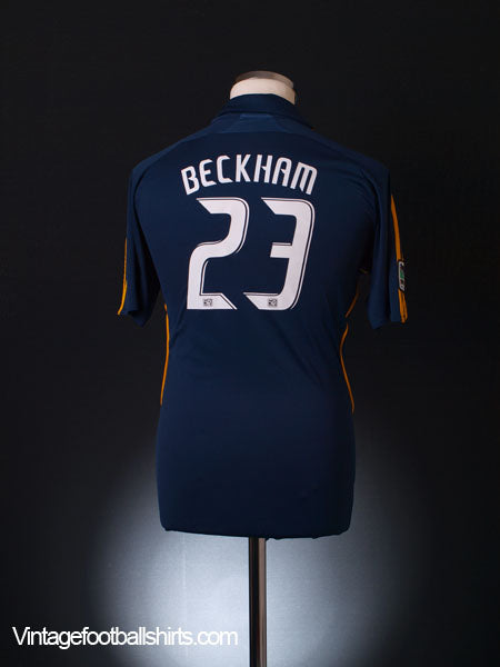 2007-08 LA Galaxy Away Shirt Beckham #23 S Football Shirt