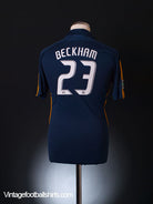 2007-08 LA Galaxy Away Shirt Beckham #23 M Football Shirt