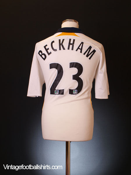 2007-08 LA Galaxy Home Shirt Beckham #23 XL Football Shirt