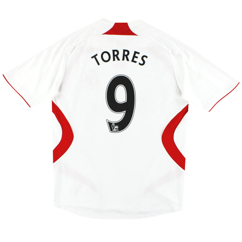 2007-08 Liverpool adidas Away Shirt Torres #9 L.Boys Football Shirt