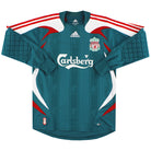 2007-08 Liverpool adidas Goalkeeper Shirt S Football Shirt