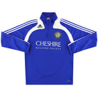 2007-08 Macclesfield adidas 1/4 Zip Top L Football Shirt