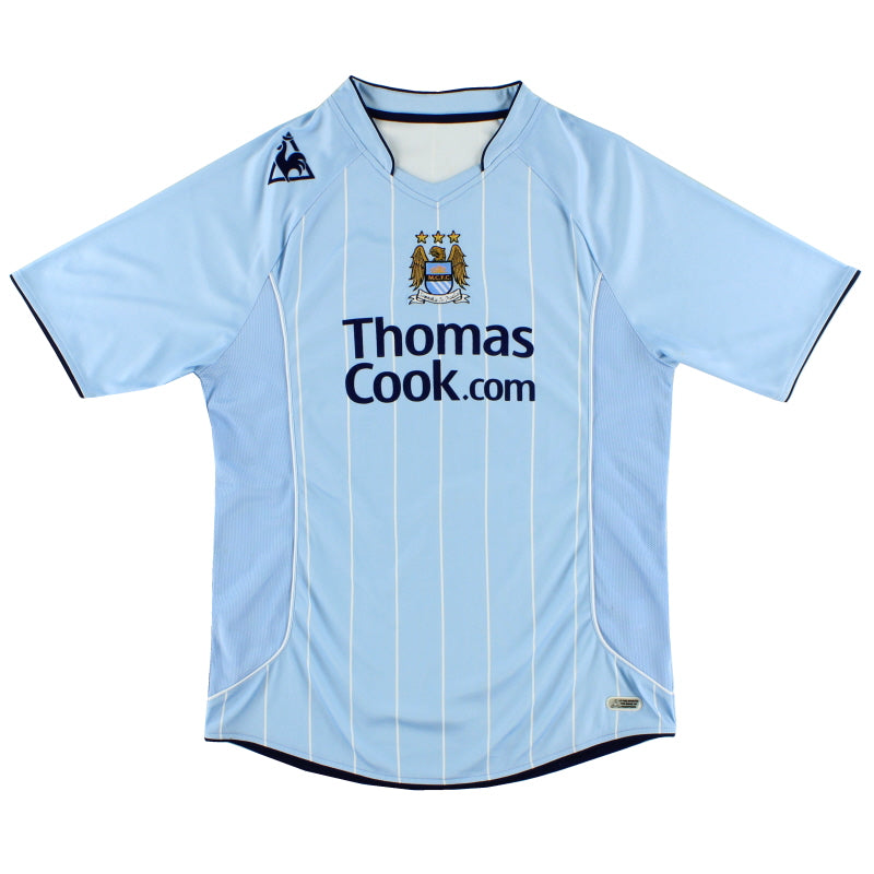 2007-08 Manchester City Le Coq Sportif Home Shirt XL Football Shirt