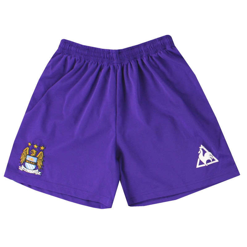 2007-08 Manchester City Le Coq Sportif Away Shorts S Football Shorts