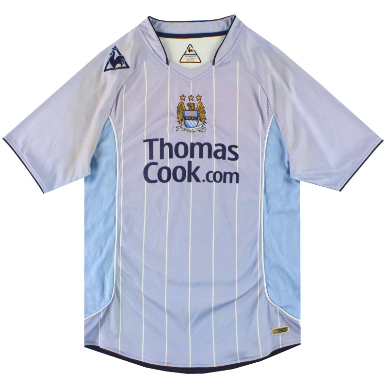 2007-08 Manchester City Le Coq Sportif Home Shirt M Football Shirt