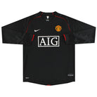 2007-08 Manchester United Away Shirt L/S L Football Shirt