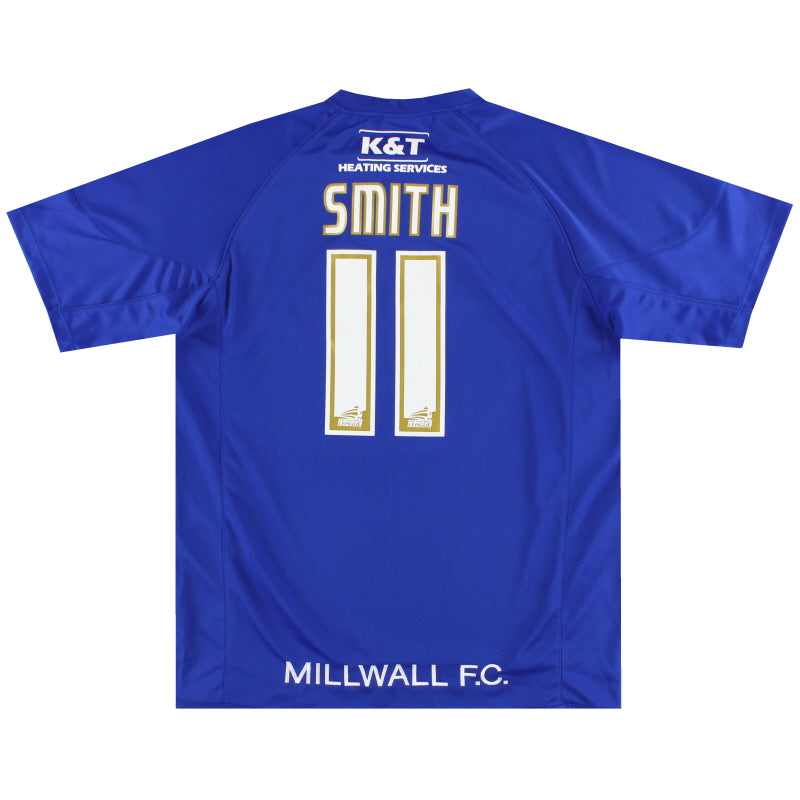 2007-08 Millwall Bukta Home Shirt Smith #11 *Mint* L Football Shirt