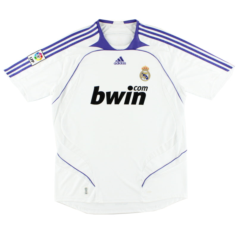 2007-08 Real Madrid adidas Home Shirt XXL Football Shirt