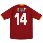 2007-08 Roma Kappa Home Shirt Giuly #14 *As New* XL Football Shirt