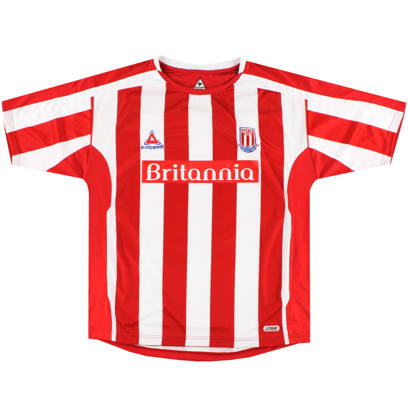 2007-08 Stoke City Le Coq Sportif Home Shirt *Mint* XL Football Shirt