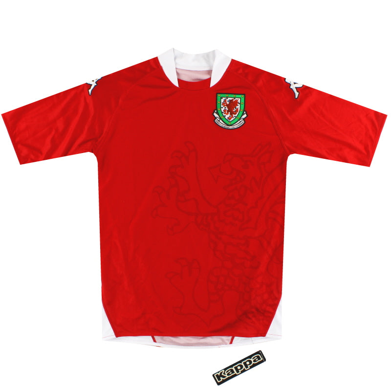 2007-08 Wales Kappa Home Shirt *w/tags* M Football Shirt