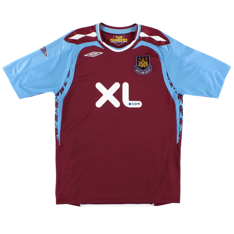 2007-08 West Ham Umbro Home Shirt M Football Shirt