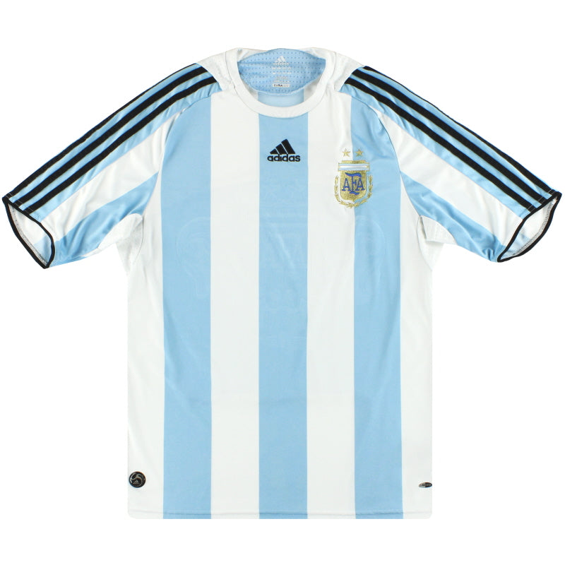 2007-09 Argentina adidas Home Shirt L Football Shirt