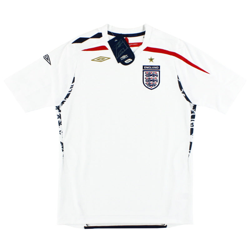 2007-09 England Umbro Home Shirt *BNIB* L.Boys Football Shirt