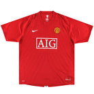 2007-09 Manchester United Nike Home Shirt XL Football Shirt