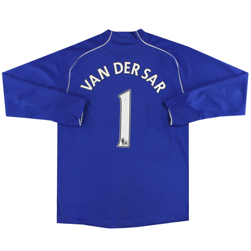 2007-09 Manchester United Nike Goalkeeper Shirt Van Der Sar #1 XXL Football Shirt