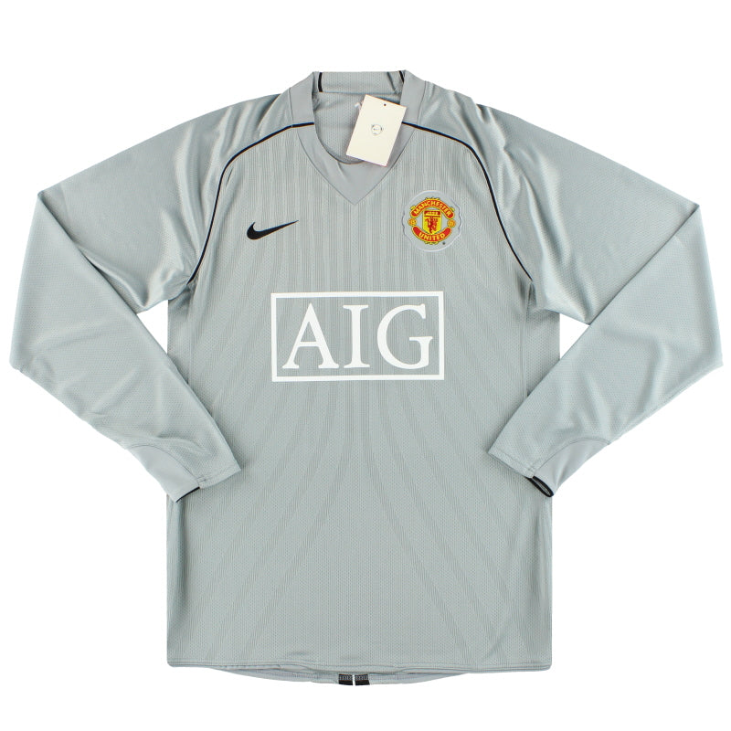 2007-09 Manchester United Nike Player Issue Goalkeeper Shirt *w/tags* L Football Shirt