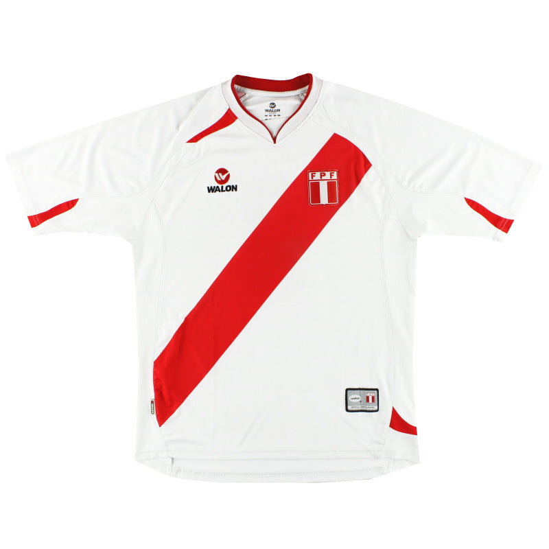 2007-09 Peru Home Shirt M Football Shirt